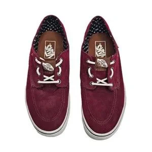 Vans Shoes Vans Brigata Low Top Maroon Burgundy Canvas